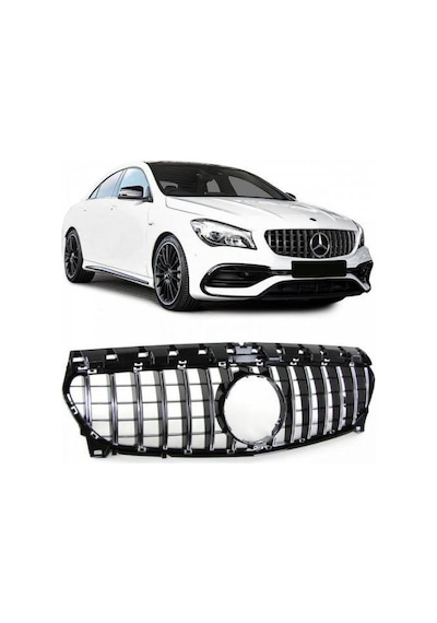 Mercedes Cla Gtr Ön Panjur Izgara Seti Amg 2012+ W117