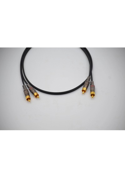Amfi Rca Kablosu 1 Metre - El Yapımı %100 Bakır Anfi Rca Ses Kablosu - 1 Metre