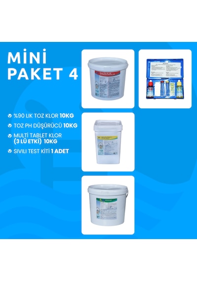 Havuz Bakım Seti Mini Paket 4