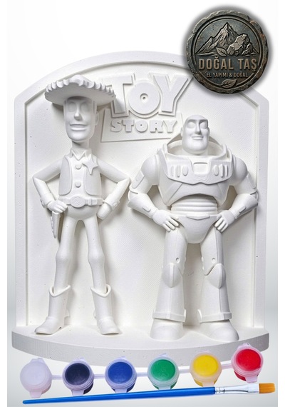 Toy Story 15 Cm Taş Biblo Çocuk Boyama Etkinliği