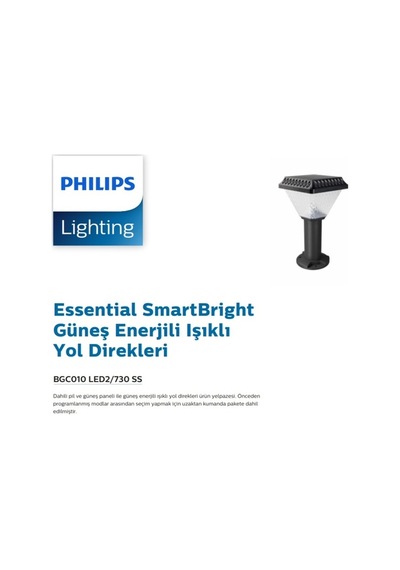 10-20w Solar Set Üstü Armatür Kare / Kumandalı Bgc010 Led2/73