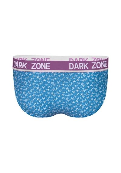 Darkzone Erkek Yaprak Desenli Turkuaz Pamuklu Lastikli Slip Külot