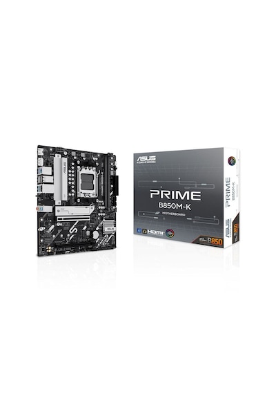 Asus Prıme B850m-k Amd B850 Am5 Ddr5 8200 Dp Hdmı Çift M2 Usb3.2