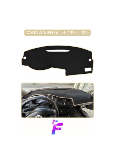 Volkswagen Golf 4 1997-2003 Uyumlu Torpido Örtüsü Yansıma Önleyici Koruma Hızlı Montaj K79