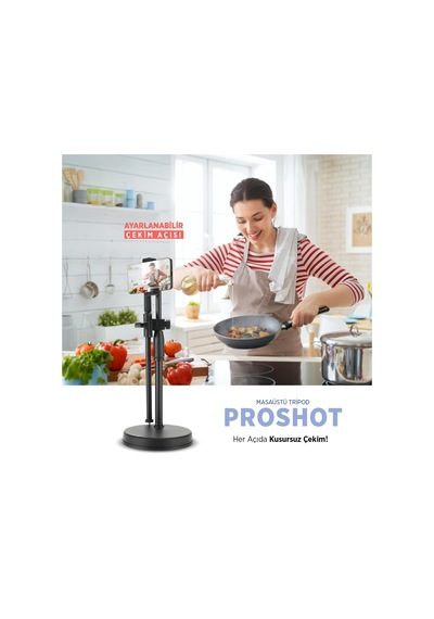Polosmart Pbs160 Masaüstü Tripod Siyah