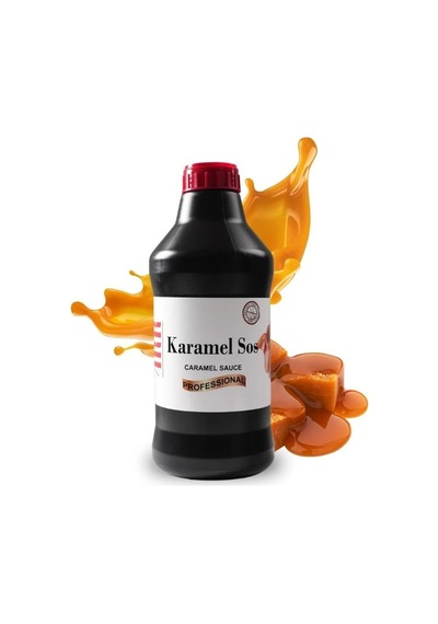 4rr Karamel Aromalı Sos 2,5 Kg Kahve, Tatlı Ve İçecekler İçin Profesyonel Kullanım