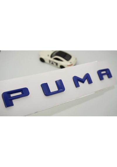 Dk Tuning Puma Bagaj Mavi Yazı Logo Arma Ford İle Uyumlu