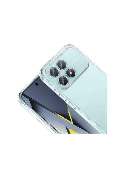 Xiaomi Poco F8 Pro Kılıf Kamera Korumalı Şeffaf Kalın Üstün Koruma Silikon Pazarplus