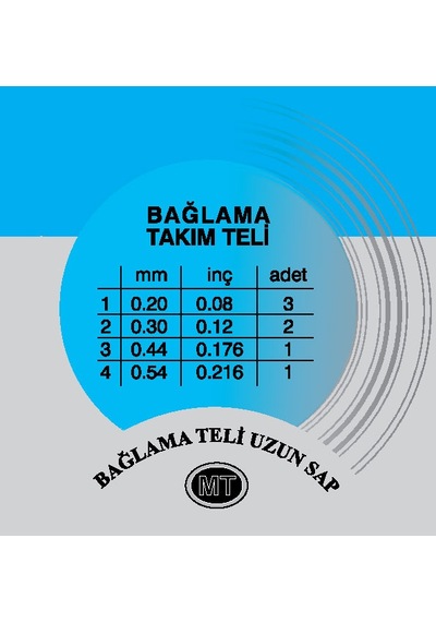 Uzun Sap Bağlama Saz Teli Topuzlu