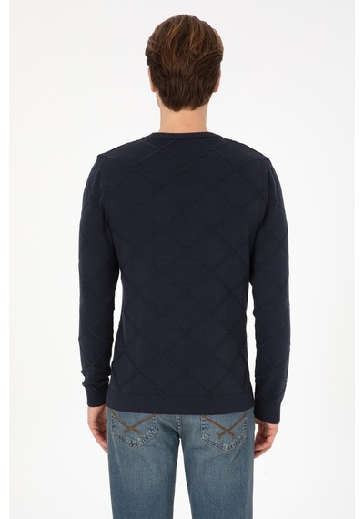 U.s. Polo Assn. Erkek Açık Lacivert Kazak /triko 50307825-vr059 Acık Lacıvert