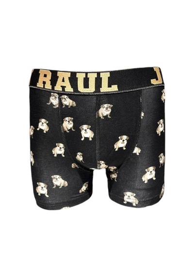 Köpek Desenli Baskılı Erkek Boxer
