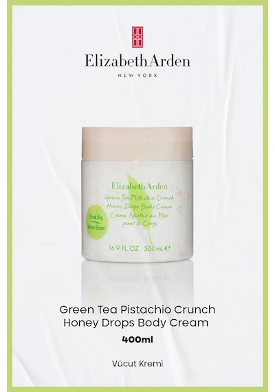 Elizabeth Arden Green Tea Pistachio Crunch Honey Drops Yoğun Nemlendirici Vücut Kremi 500 ML