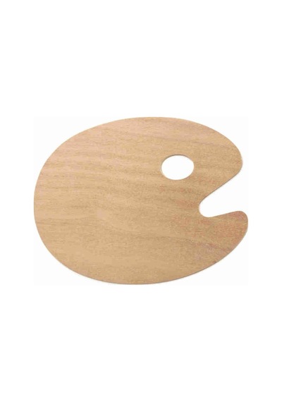 Oval Ahşap Palet 20 x 30 CM