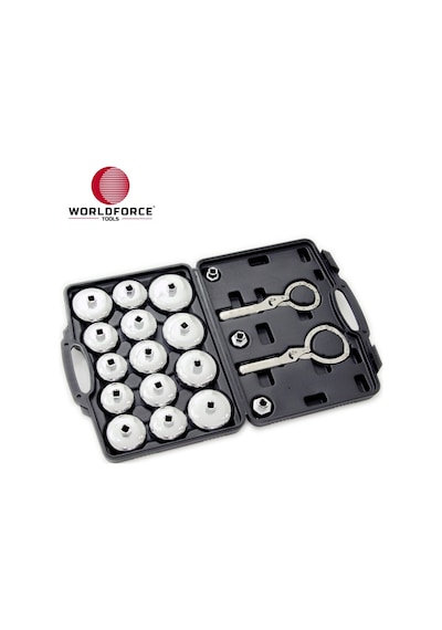 Worldforce Profesyonel Chrom Oto Yağ Filtre Anahtar Seti N11.5400