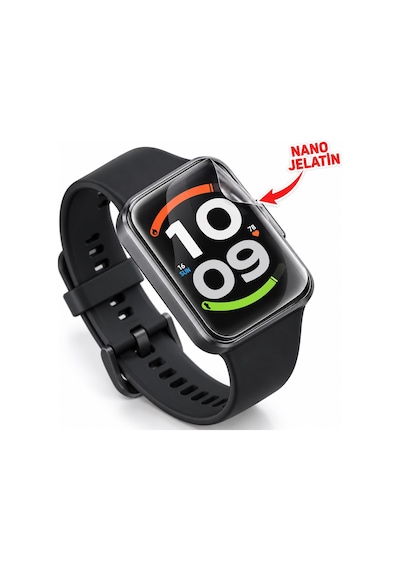 Xiaomi Redmi Watch 6 Active Uyumlu 3 Adet Şeffaf Ultra Koruyucu Nano Jelatin