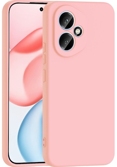 Honor 400 Kılıf İçi Kadife Dolgulu Kasayı Çizmeyen Sweetish Lansman Premium Kapak Pembe