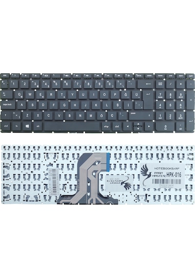 HP Uyumlu 250 G5 (W4M67EA), 250 G5 (1XP05ES) Klavye (Siyah)