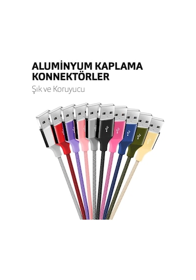 Alumicable Type-c 120cm Şarj Kablosu - Uzay Grisi 2dk18ug Standart