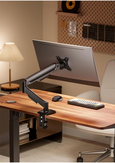 Voltix Monitör Tutucu 17" - 32" Ekranlar İçin 9kg Taşıyabilir, Lcd Led Amortisörlü Vesa Monitör Tutucu
