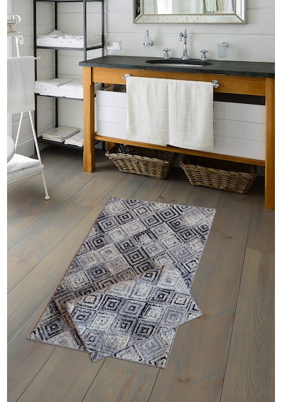 Welsoft Vintage Bambo Klozet Takimi 2 Pcs krem