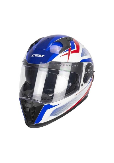 Cgm 311G Blast Sport Kapalı Kask Beyaz Mavi