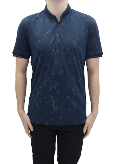 Santa Dmctekstil Erkek Kavis-113 Desenli Spor Kesim Rahat Kalıp Cepsiz Polo Yaka T-shirt Lacivert Santa Dmctekstil Erkek Kavis-113 Desenli Spor Kesim Rahat Kalıp Cepsiz Polo Yaka T-shirt Lacivert