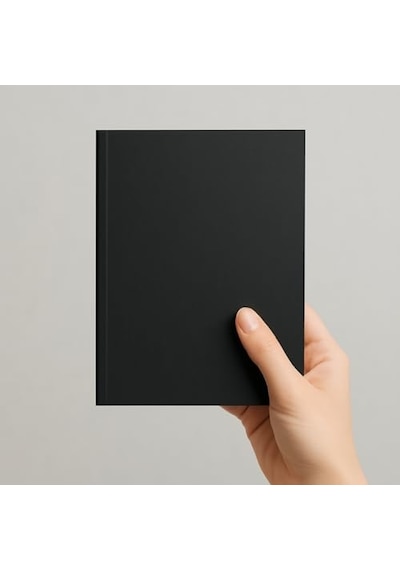 A5 Çizgili Not Defter 64 Yaprak 90 Gr. Ivory Kağıt Ofis Için Ideal Plan Siyah Kapak