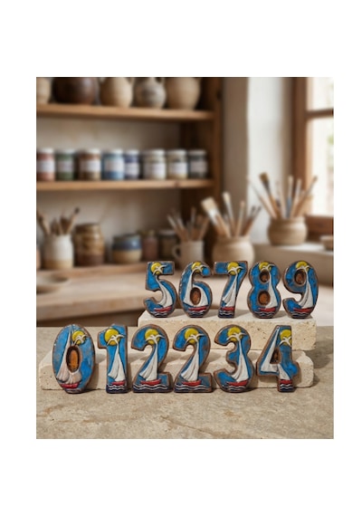 El Yapımı Deniz Temalı Seramik Kapı No.3 - 8x13 Cm - Akdeniz/ege Ruhu - Dekoratif Ev, Villa, Site Girişi, Dış Mekan Ve Apartman Girişi - El Yapımı Deniz Temalı Seramik Kapı No.3 - 8x13 Cm - Akdeniz/ege Ruhu - Dekoratif Ev, Villa, Site Girişi, Dış Mekan Ve Apartman Girişi -