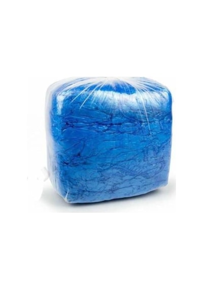 Omeyva Tek Kullanımlık Kalın Galoş - Mavi - 3750 Gr. - Ort. 2500 Adet - Paket
