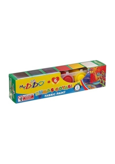 Südor My Dido Kumaş Boyası 6 Lı - 2 Paket Çok Renkli