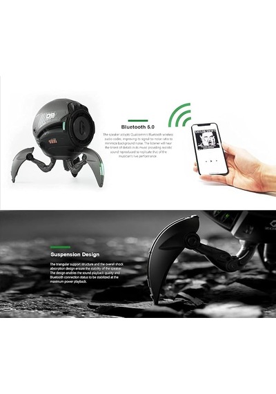 Gravastar Zoeao F Bluetooth Hoparlör Metal Gri