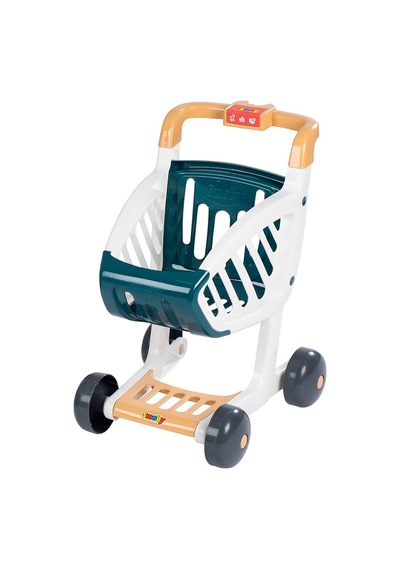 Smoby, 350238, Yazar Kasalı Market, Fonksiyonel, Aksesuarlı, Pilli, Alışveriş Arabalı