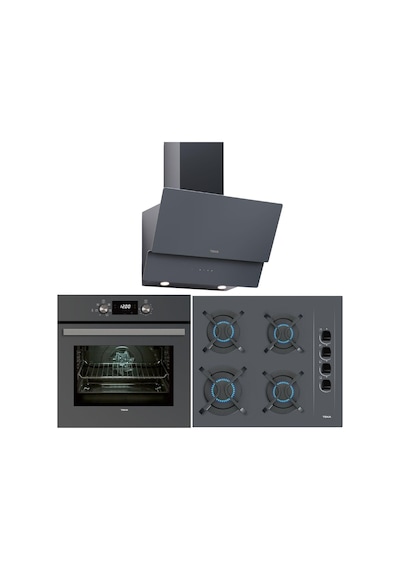 Teka Chef 4 HAK 625 ST - GBC 64002 KBC ST E4 - ATV 60 Pro ST Gri Ankastre Set