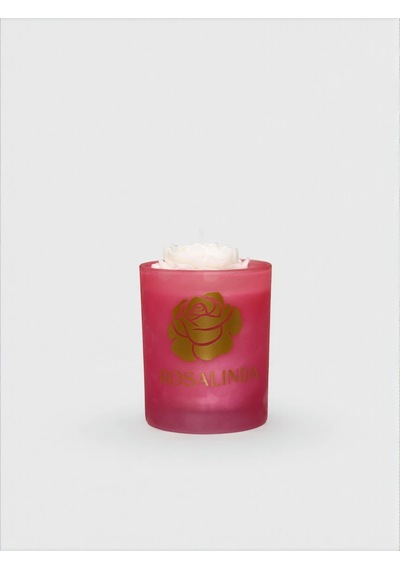 Renkli Bardak Mum Pembe