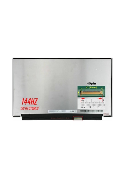 15.6'' 40pin Slim Led Ips Notebook Lcd Ekran, Panel - 1920 1080 / Nv156fhm-n4g - 144hz / Refurbished