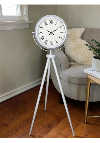 Platin Classic White Roma Tripod Ayaklı Saat Çok Renkli