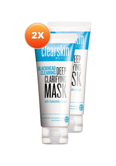 Avon Clearskin Siyah Noktalar için Maske 75 Ml. İkili Set