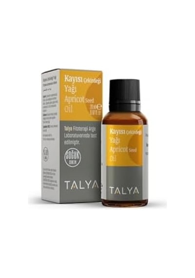 Kayısı Çekirdeği Yağı, Soğuk Sıkım,%100 Saf Ve Doğal, 20 Ml
