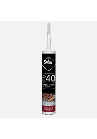 Selsil Pu 40 Genel Amaçlı Pu Yapıştırıcı Gri 280 Ml