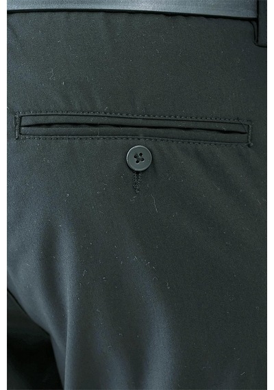 Efor Comfort Fit Yan Cep Pamuk Gabardin Casual Siyah Pantolon P 1146 Siyah