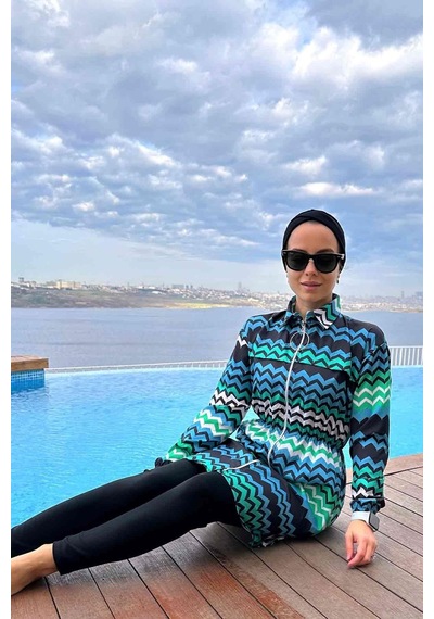 Kahijab Ela Tesettür Mayo - M Yeşil
