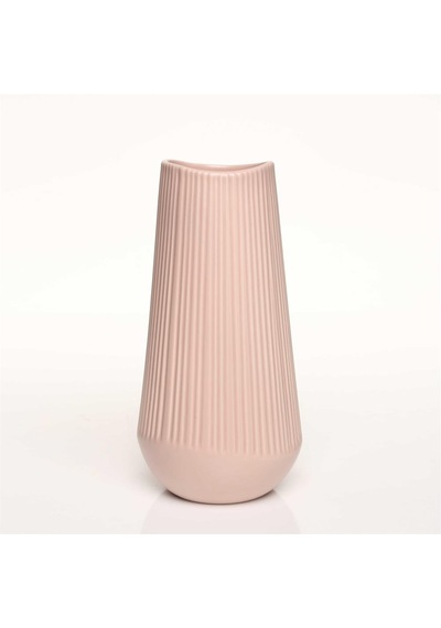 Vitale Moleanos Pembe Vazo Orta 12 12 25 Cm Ak.jl0063 Renkli