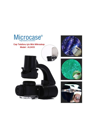 90x Mini Cep Telefonu İçin Vantuzlu Uv Ledli Mikroskop - Al2433