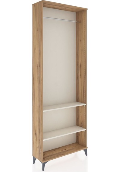 Arges Dolap 2 Raflı Tek Askılı 88x30x243 Çam-aytaşı Atlas Çam