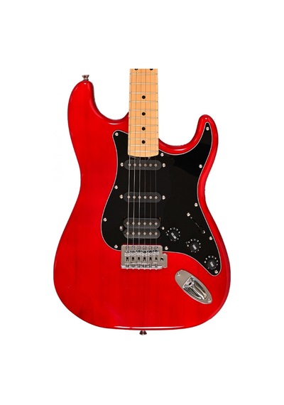 Madison Meg-3trd Elektro Gitar Trans Red Burst Şeffaf Kırmızı
