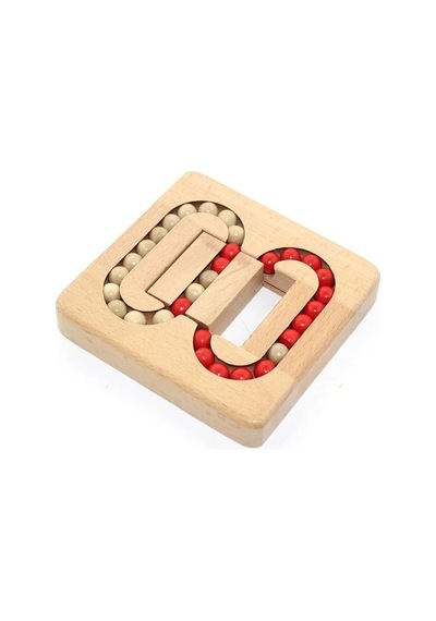 Ahşap Eğitici Rubik Küp Oyunu - 12 Cm Montessori Zeka Ve Strateji Oyuncağı