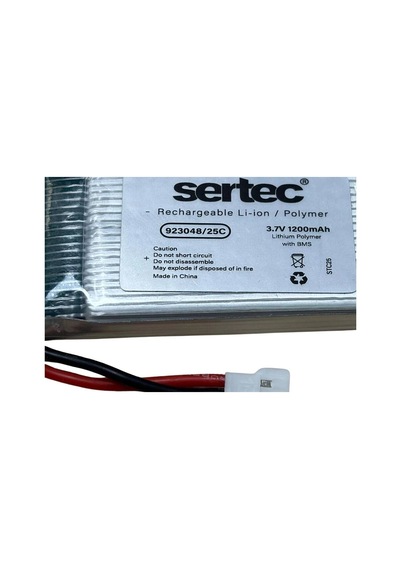 Sertec / 923048 / 3.7v - 1200mah - 25c Beyaz Soket Evimdeyokyok