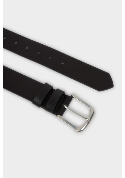 Defacto Erkek Dikdörtgen Toka Suni Deri Jean Kemeri H5068axnsbk27 Siyah-bk27