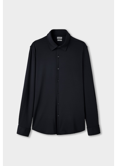 Twn Slim Fit Lacivert Örme Gömlek 5ec02ad04259m Çok Renkli