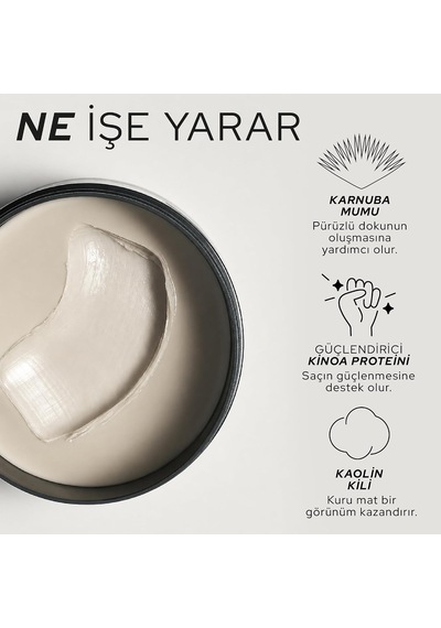 Rough Wax N 505 85 Ml - Güçlü Tutuş Sağlayan Mat Şekillendirici Saç Macunu
